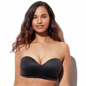 Wacoal Staying Power Wire Free Strapless Bra in Black Size 32DDD NEW NWT $68